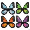 Girl’s Satin Butterfly Wings