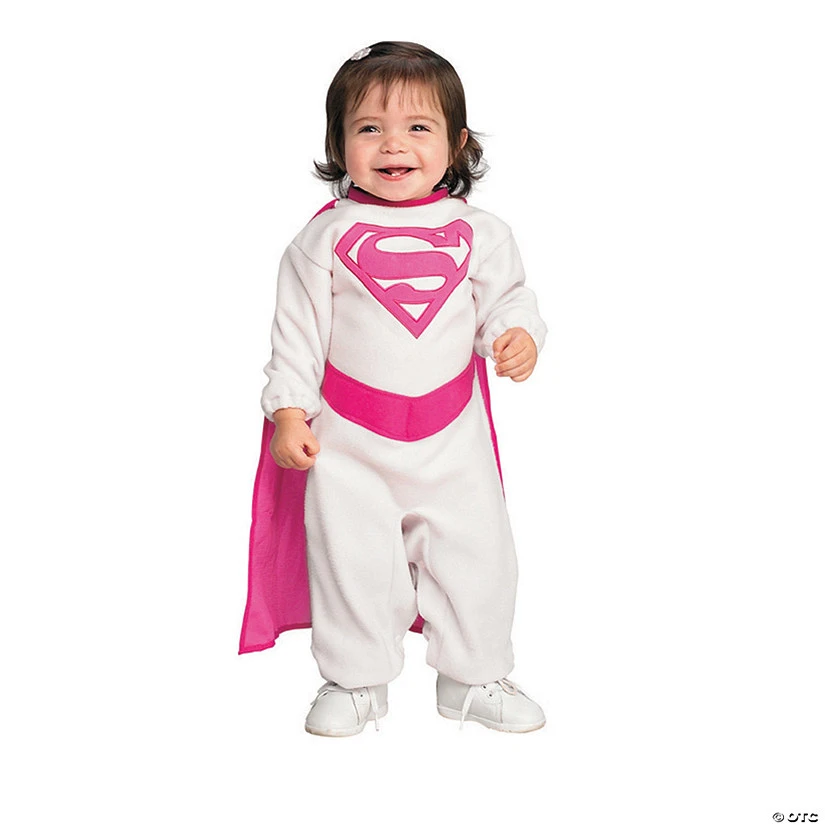 Girl's Pink Supergirl™ Costume 1 Girl's Pink Supergirl™ Costume