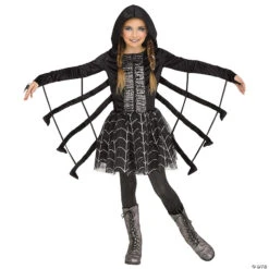 Girl's Sparkling Spider Costume