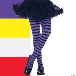 Girl's Striped Tights