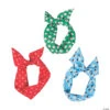 Kids’ Christmas Wired Headbands - 6 Pc.