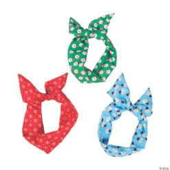 Kids’ Christmas Wired Headbands - 6 Pc.