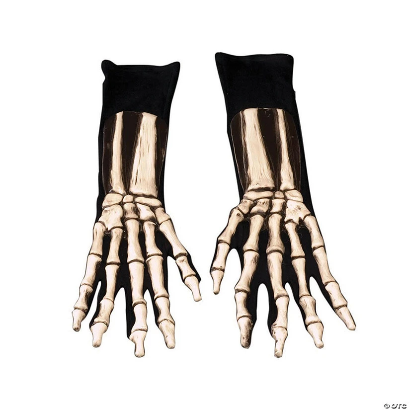 Long Skeleton Gloves For Adults 1 Long Skeleton Gloves For Adults