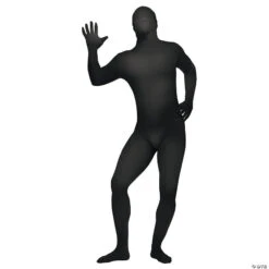 Men's Black Skin Suit Costume