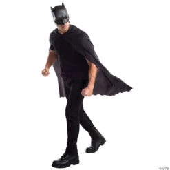 Men's Dawn Of Justice Batman Cape W Mask