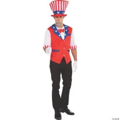Men's Patriotic Hat And Shirt Costume