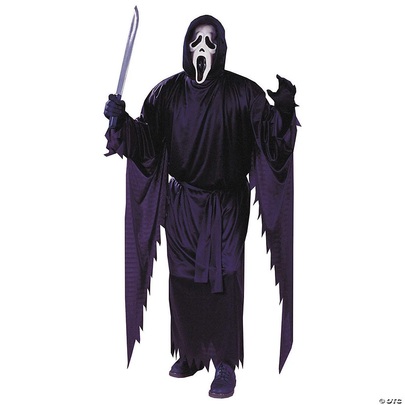 Men's Plus Size Scream Costume 1 Men's Plus Size Scream Costume