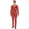 Men's Red Icon Christmas Suit