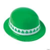 Neon Green Shamrock Band Derby Hats - 12 Pc.