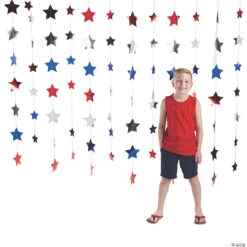 Patriotic Star Foil Backdrop