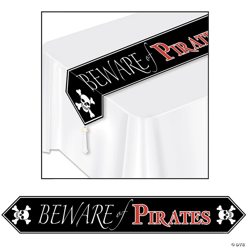 Pirate Table Runner 1 Pirate Table Runner