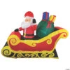 Santa Sleigh Inflatable 7'
