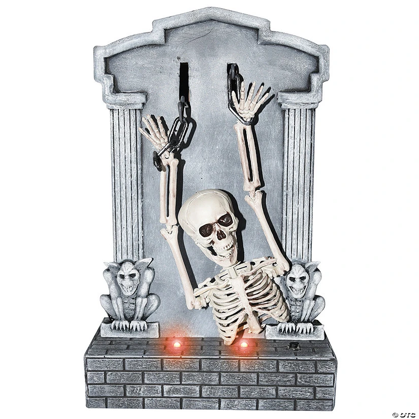 Shaking Skeleton On Tombstone 1 Shaking Skeleton On Tombstone