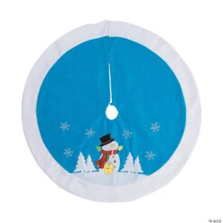 Snowman Christmas Tree Skirt