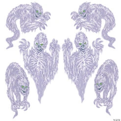 Spooky Spirit Plastic Wall Accents