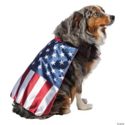 USA Flag Cape Dog Costume
