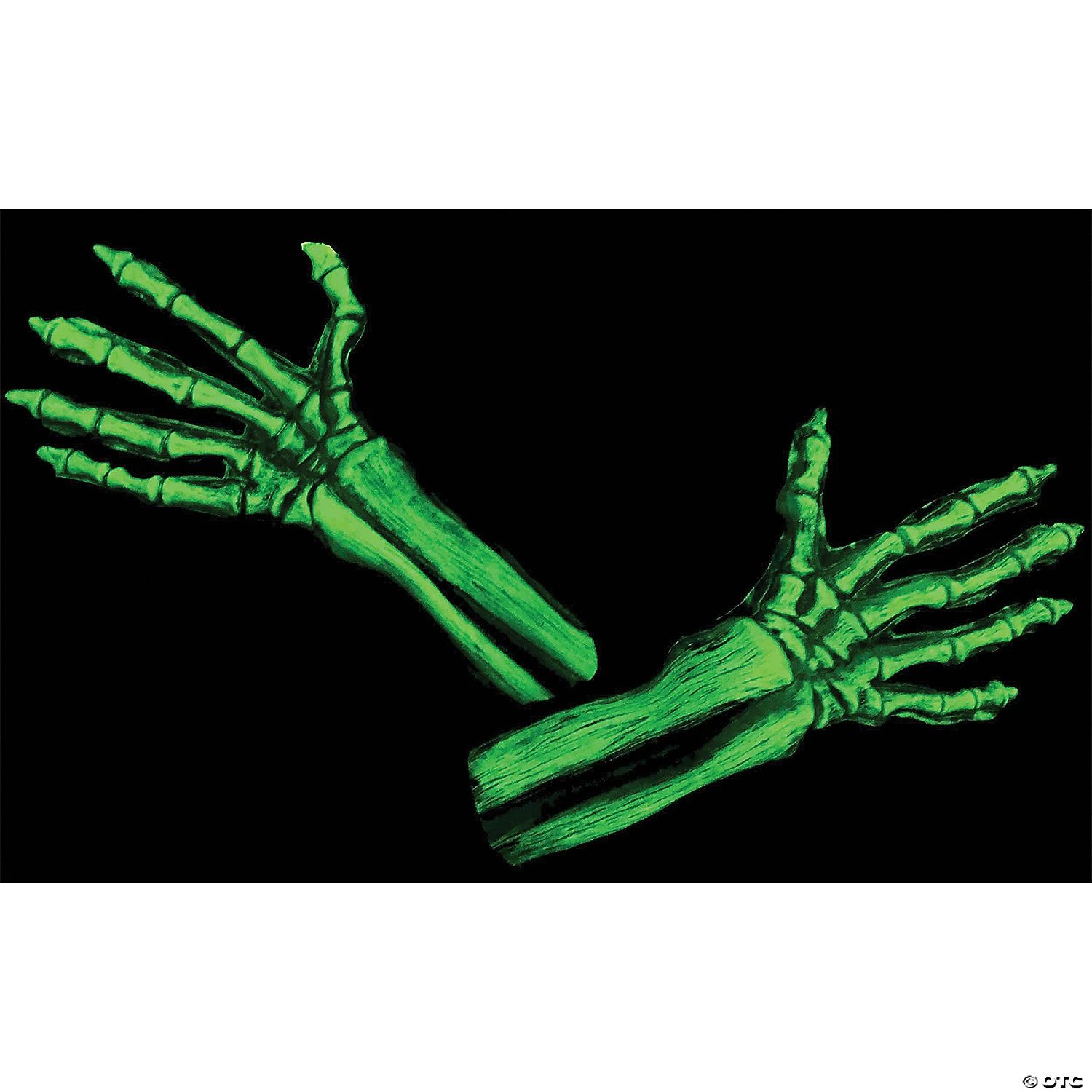 Uv Green Skeleton Hands 2 Uv Green Skeleton Hands - Image 2