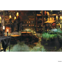 Witches’ Kitchen Backdrop Halloween Decoration - 3 Pc. -Halloween Costumes Sale witches kitchen backdrop halloween decoration 3 pc 13775484 a02