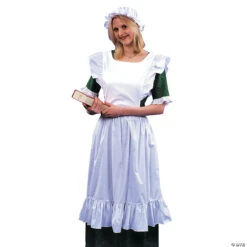 Women’s Pinafore Mob & Cap Costume - Standard