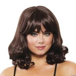 Women's Mid-Length Curly Wig