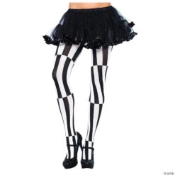 Women's Striped Optical Illusion Pantyhose